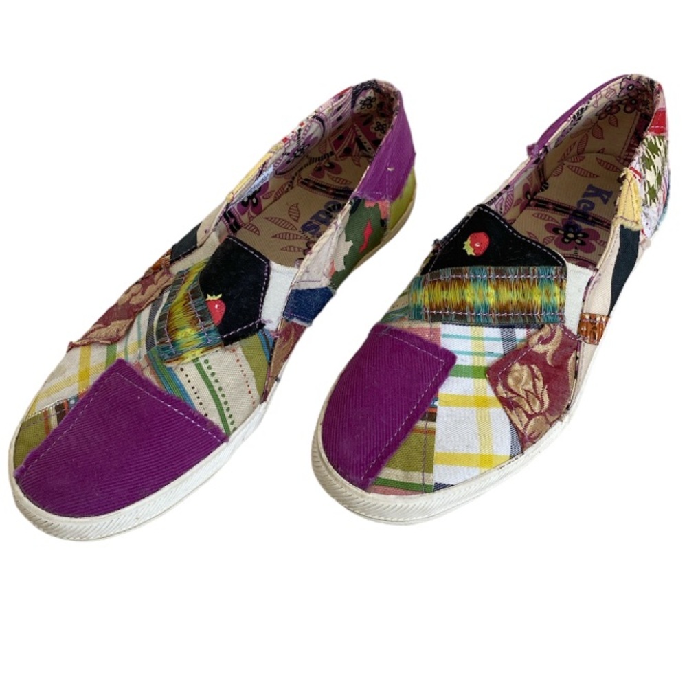 RARE Vintage Special Edition Patchwork Keds from LA Size 7 Trendy Retro Grunge